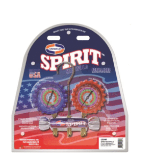 Manómetro 2 válv c/mang 3' R22/404A/134a